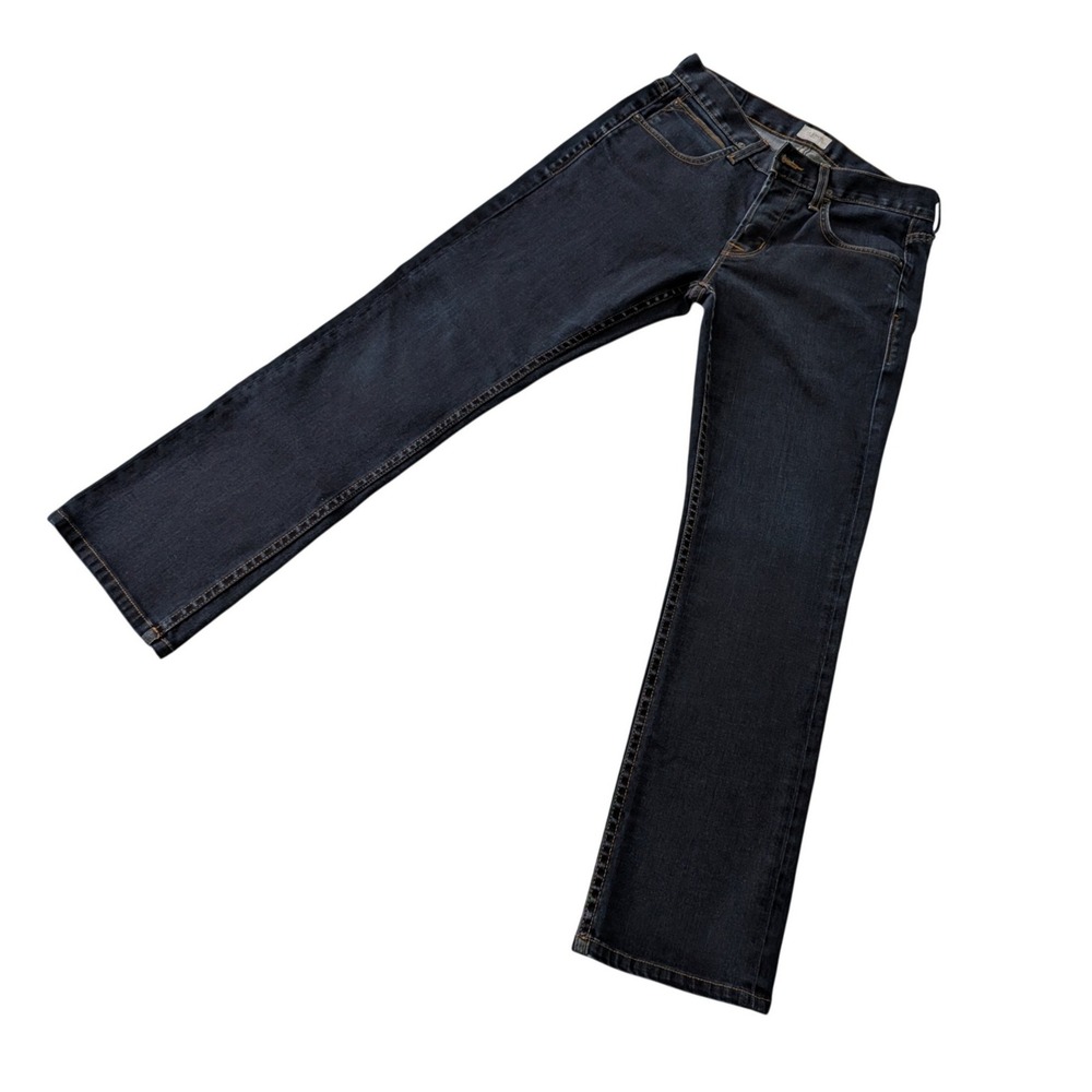 Hudson Byron Straight Leg Jeans Mens 30 Indigo Dark Wash Denim M225DBG USA Made